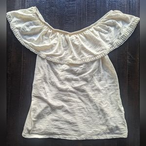 Cream old navy shirt